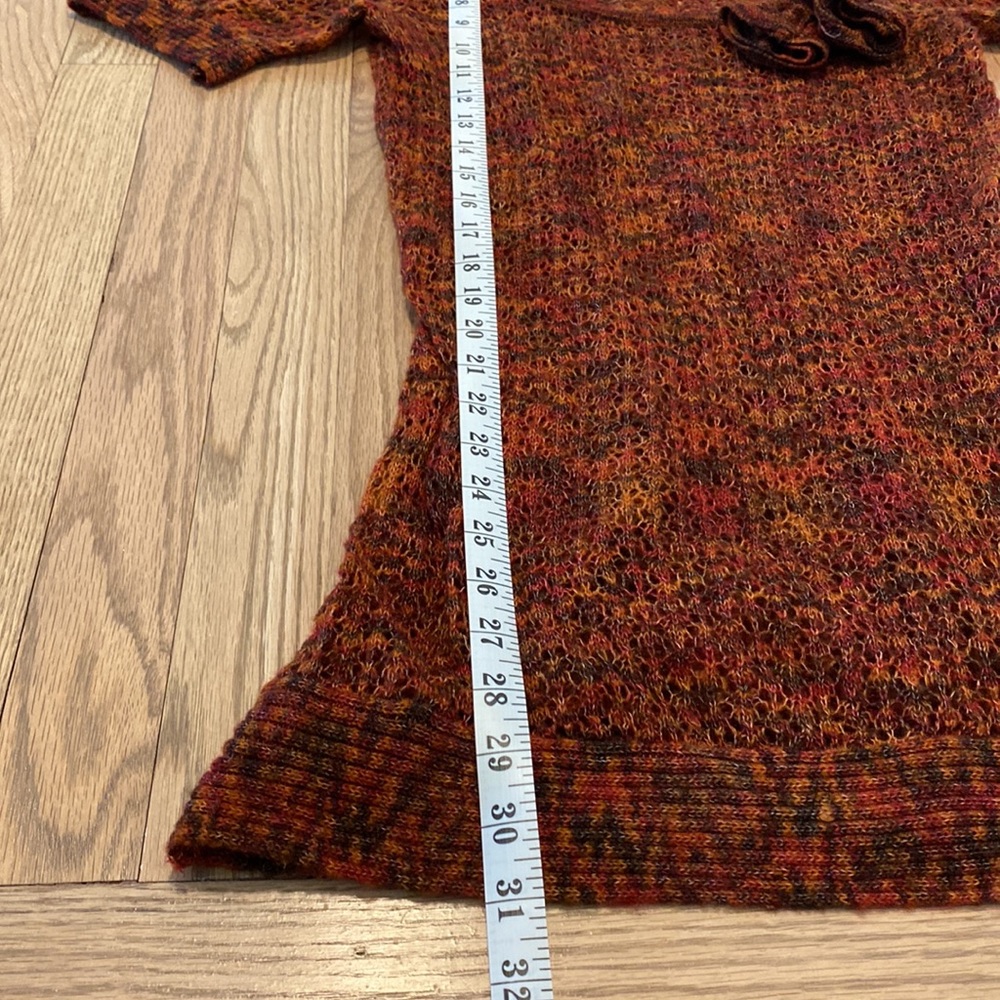 Kensie Pretty M Brown & Red Scoop Neck Tunic - Picture 10 of 13